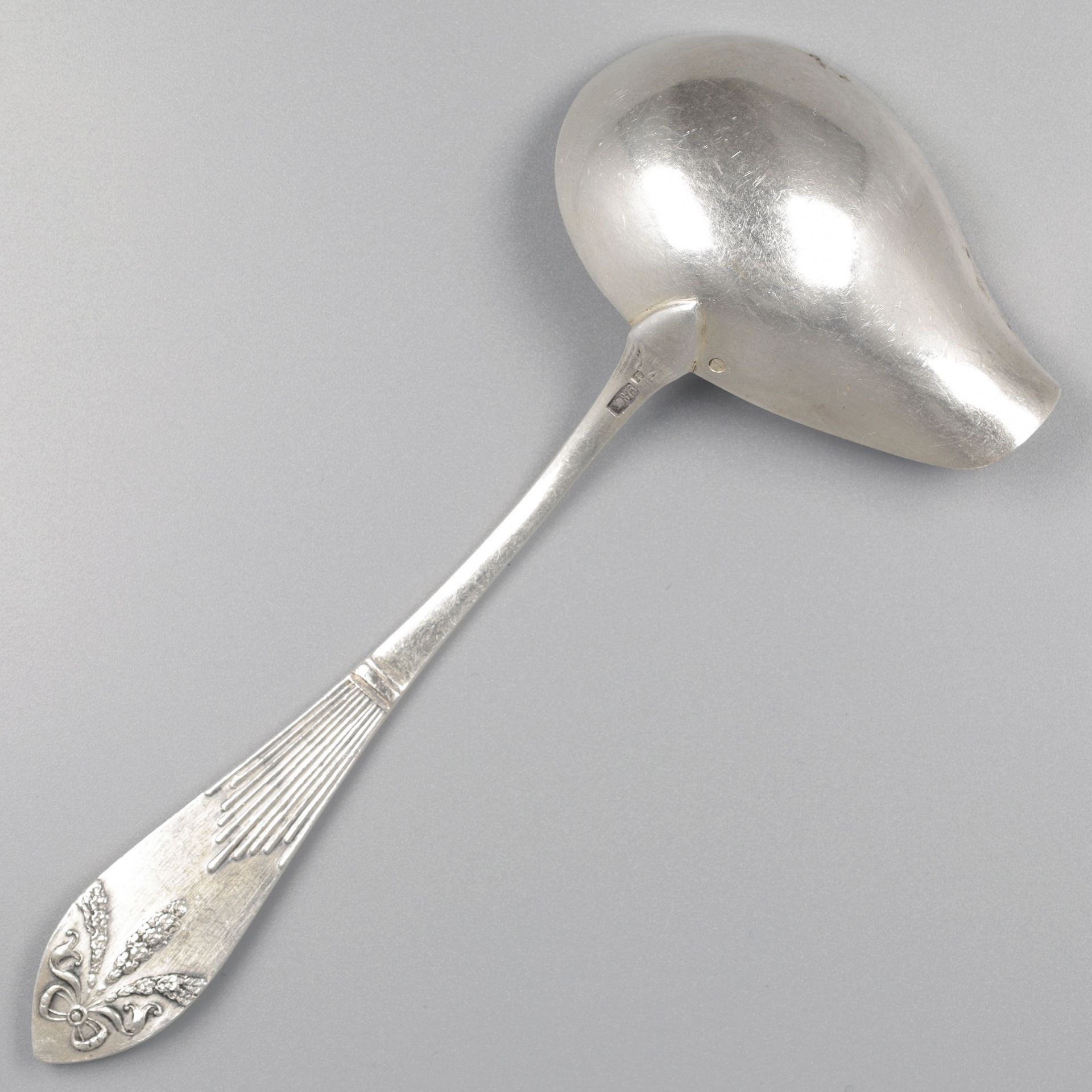 No reserve - Silver sauce spoon, Riga (Latvia) ca. 1925. - Image 4 of 5