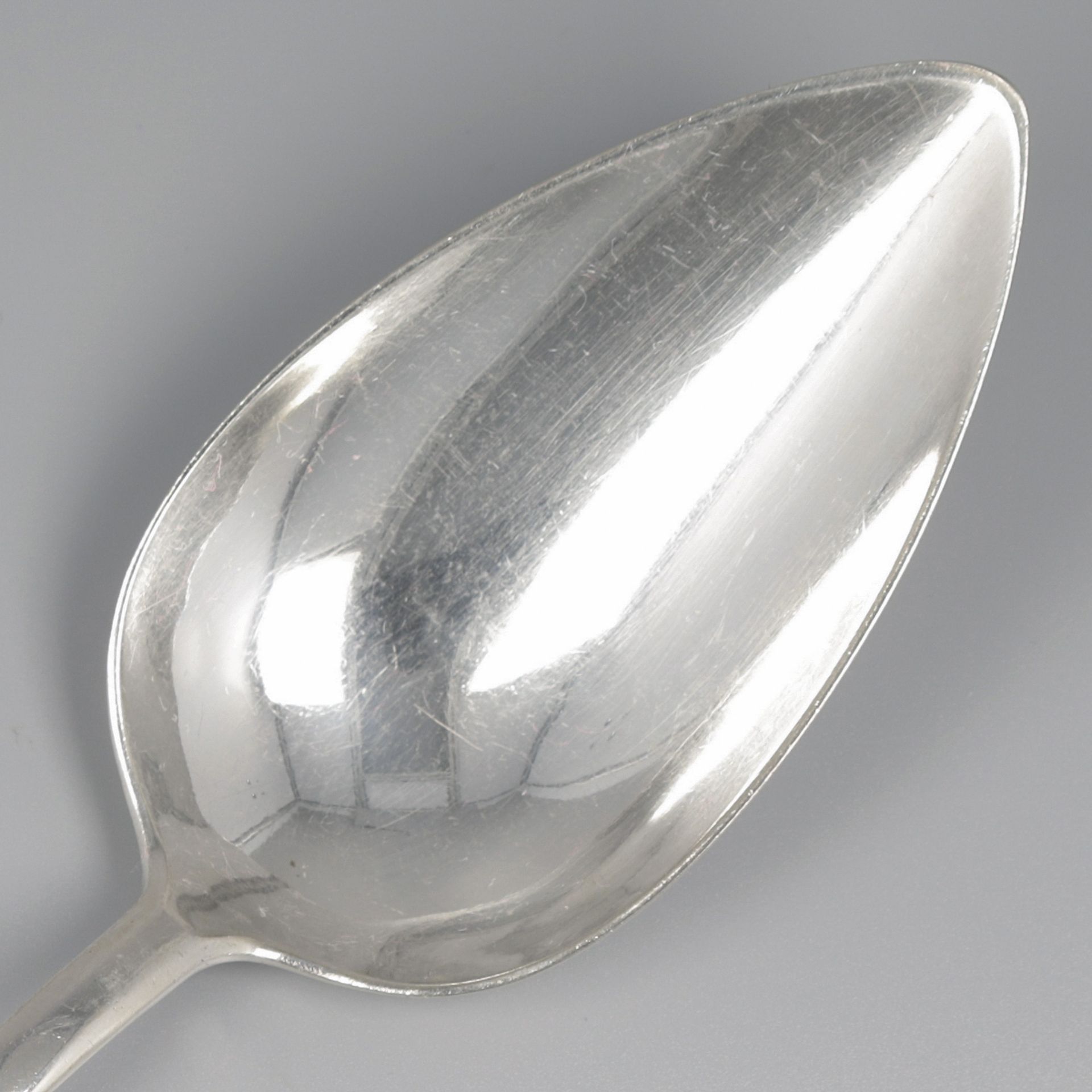 No reserve - Vegetable serving spoon "Haags Lofje" silver. - Image 2 of 5