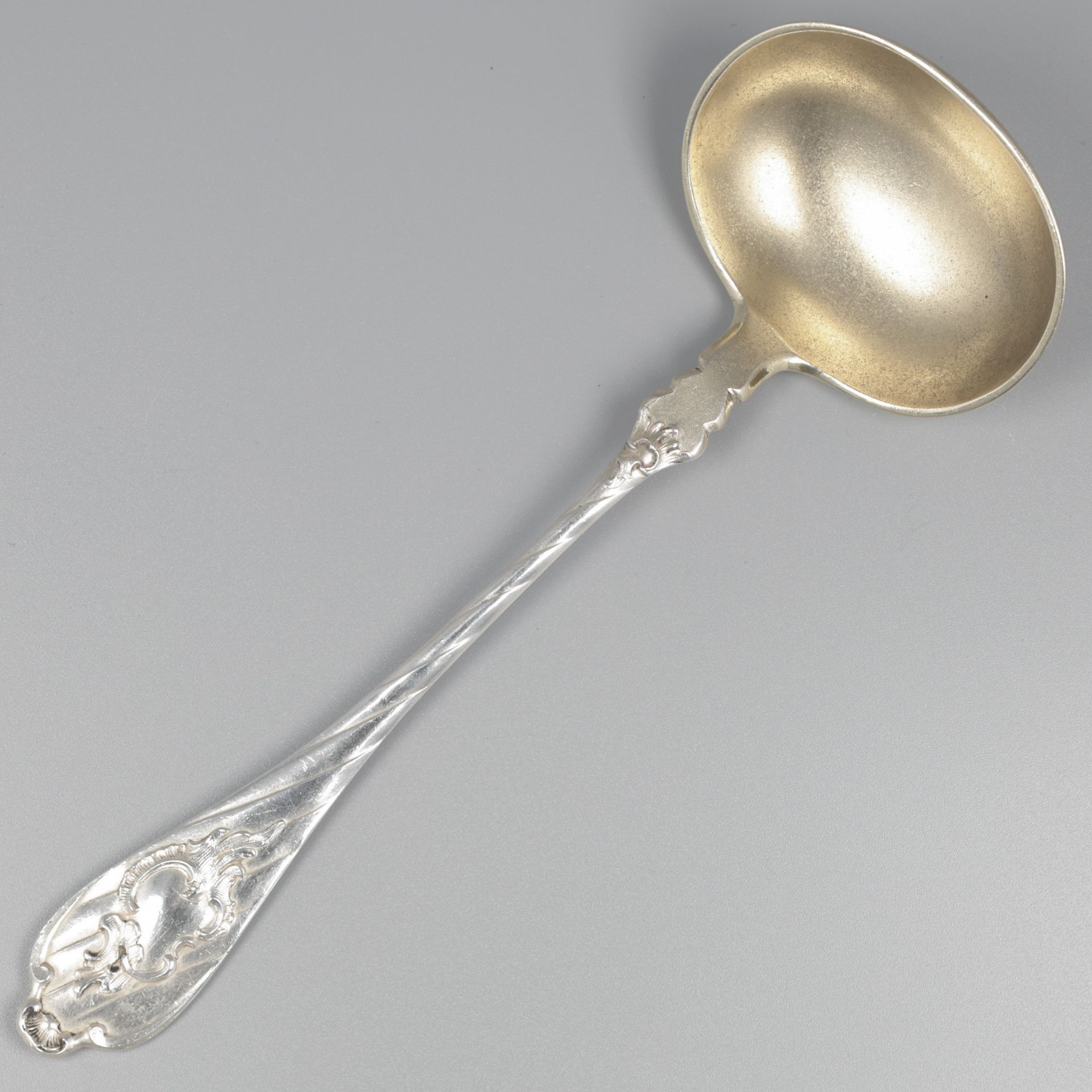 No reserve - Sauce ladle silver.