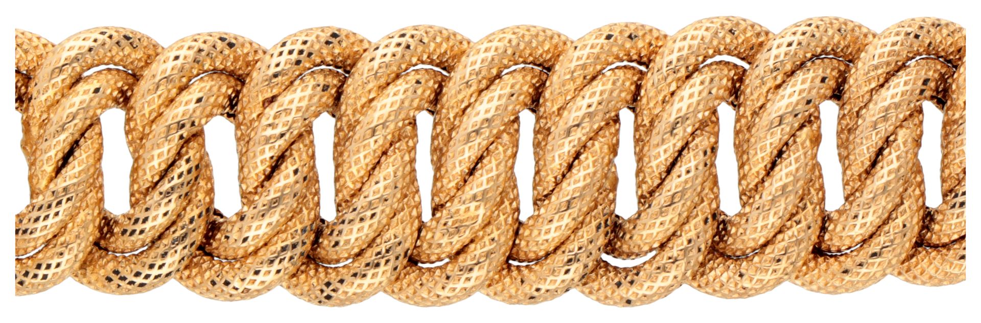 No reserve - UnoAErre 18K yellow gold link bracelet.  - Image 3 of 3