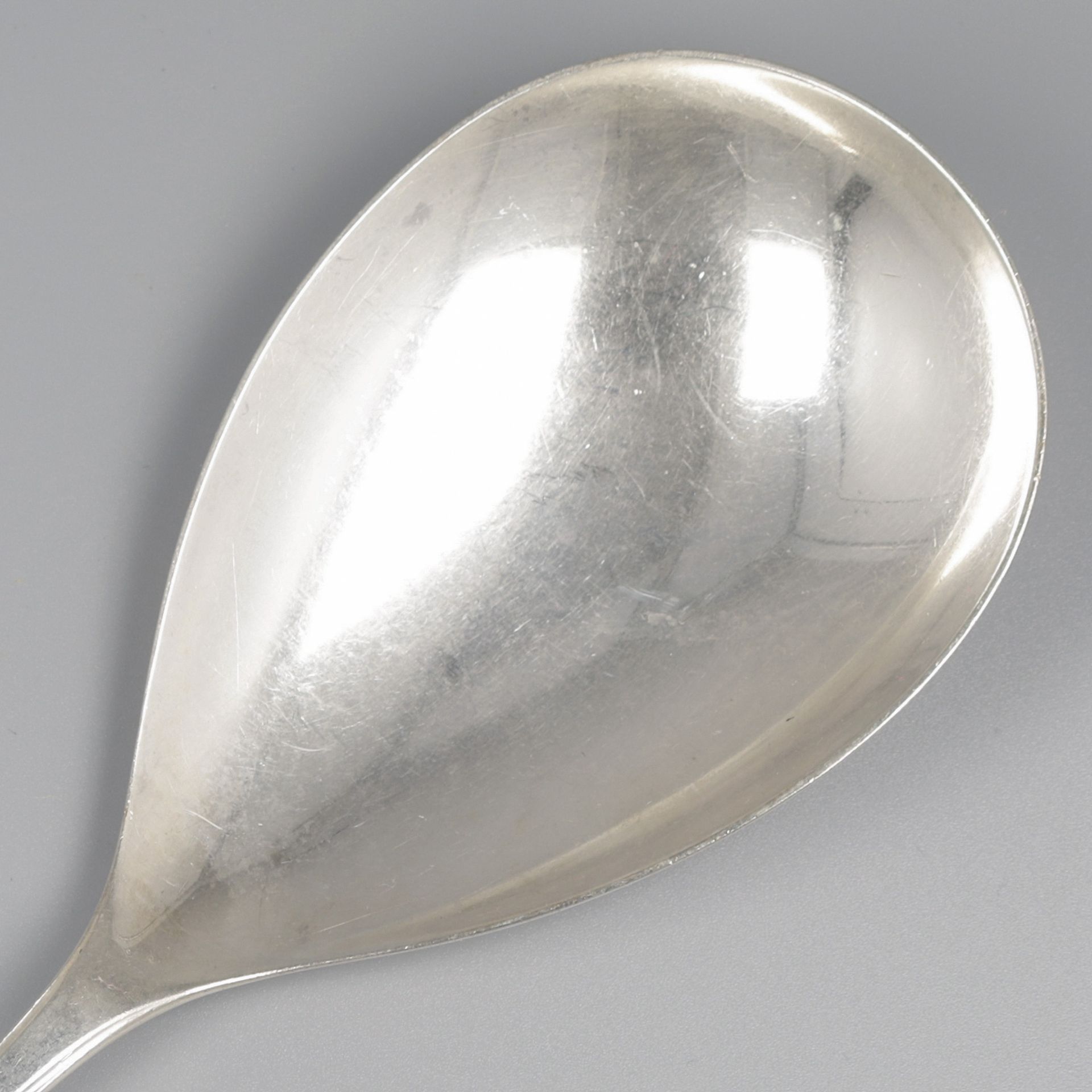 No reserve - Rice serving spoon "Hollands Puntfilet" silver. - Bild 2 aus 5