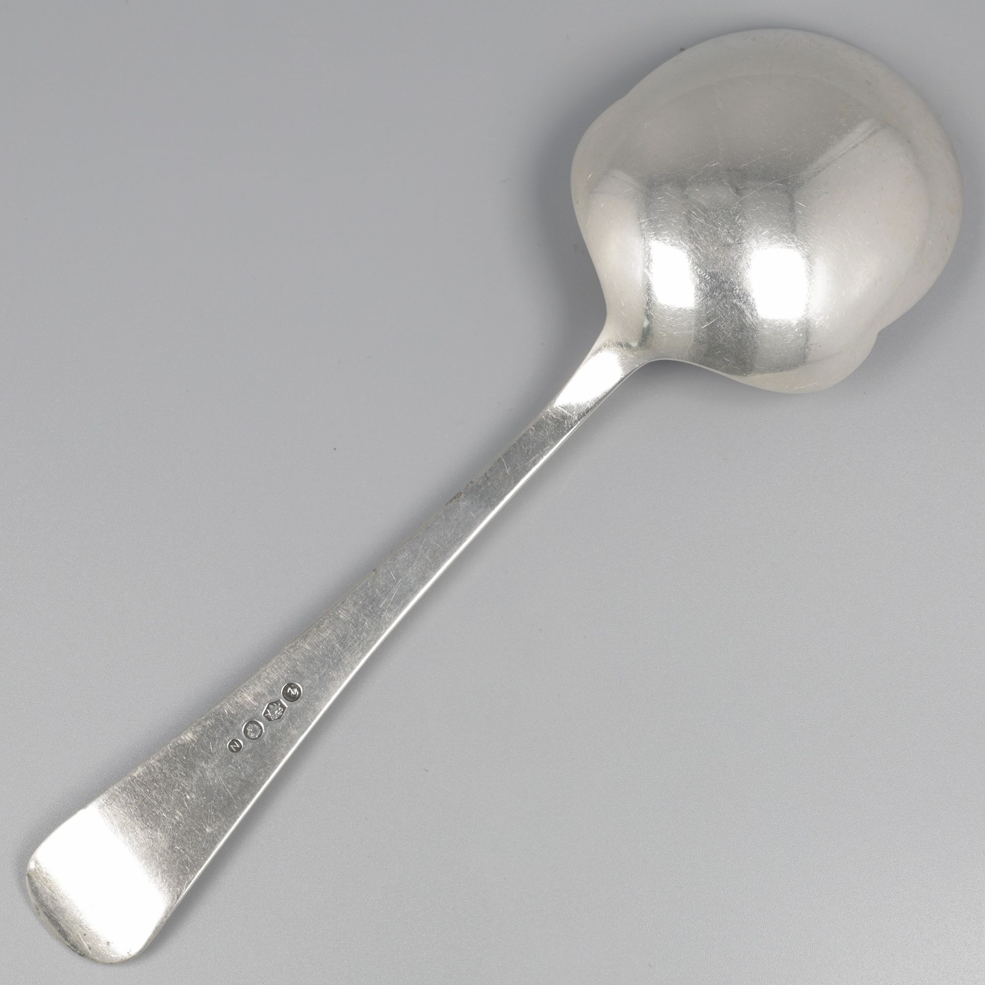 No reserve - Potato serving spoon "Haags Lofje" silver. - Image 2 of 5