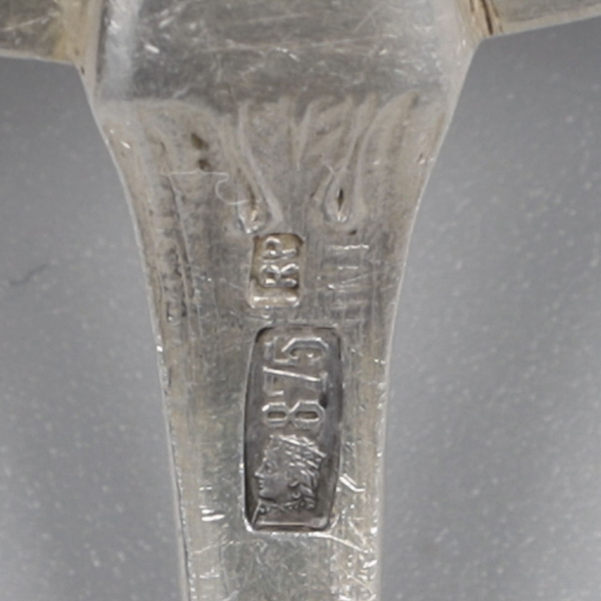 No reserve - Silver sauce spoon, Riga (Latvia) ca. 1925. - Image 5 of 5