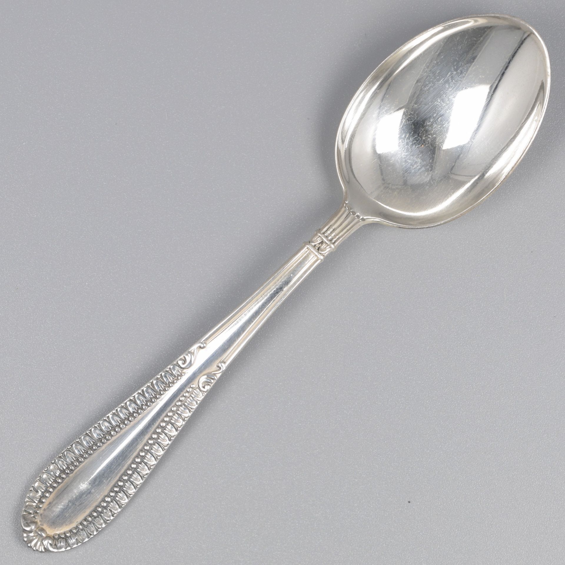 No reserve - 6-piece set of teaspoons, model Grand Paris, silver. - Image 2 of 6