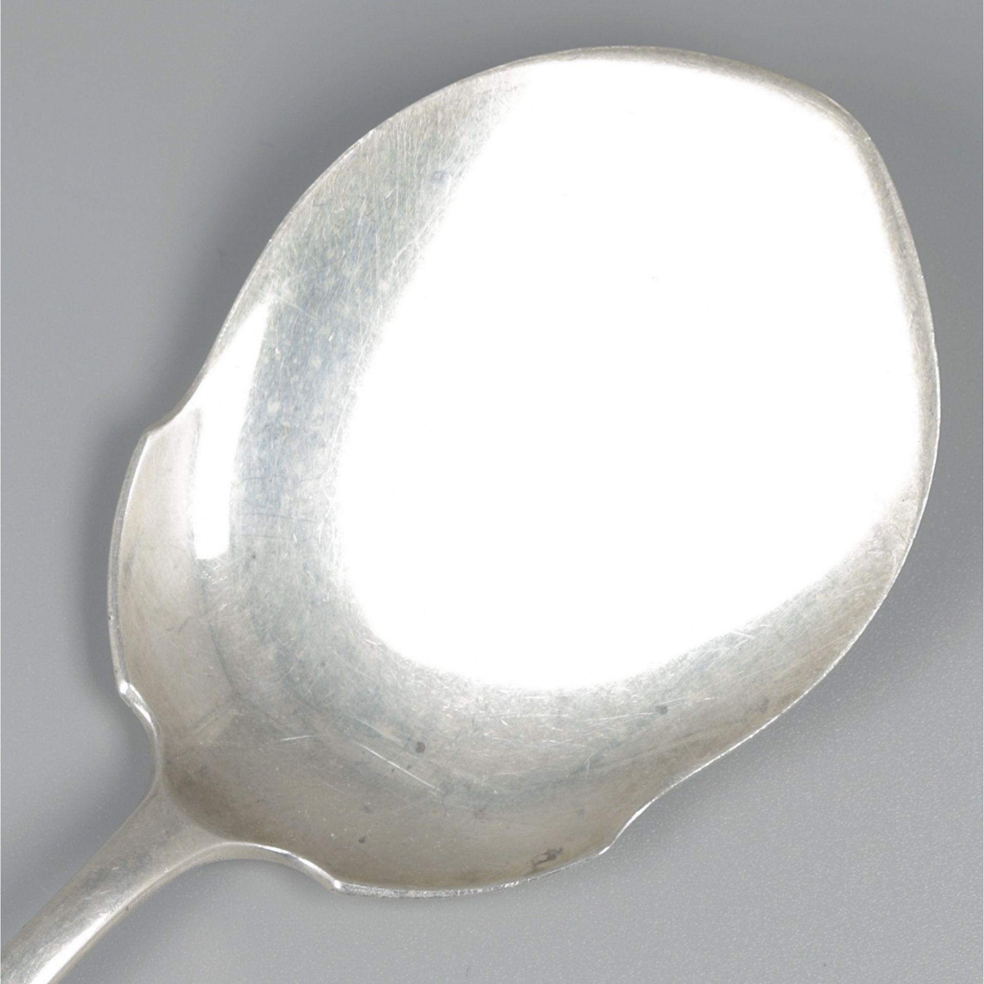 No reserve - Sweetmeat scoop / Pie scoop "Haags Lofje" silver. - Image 3 of 5