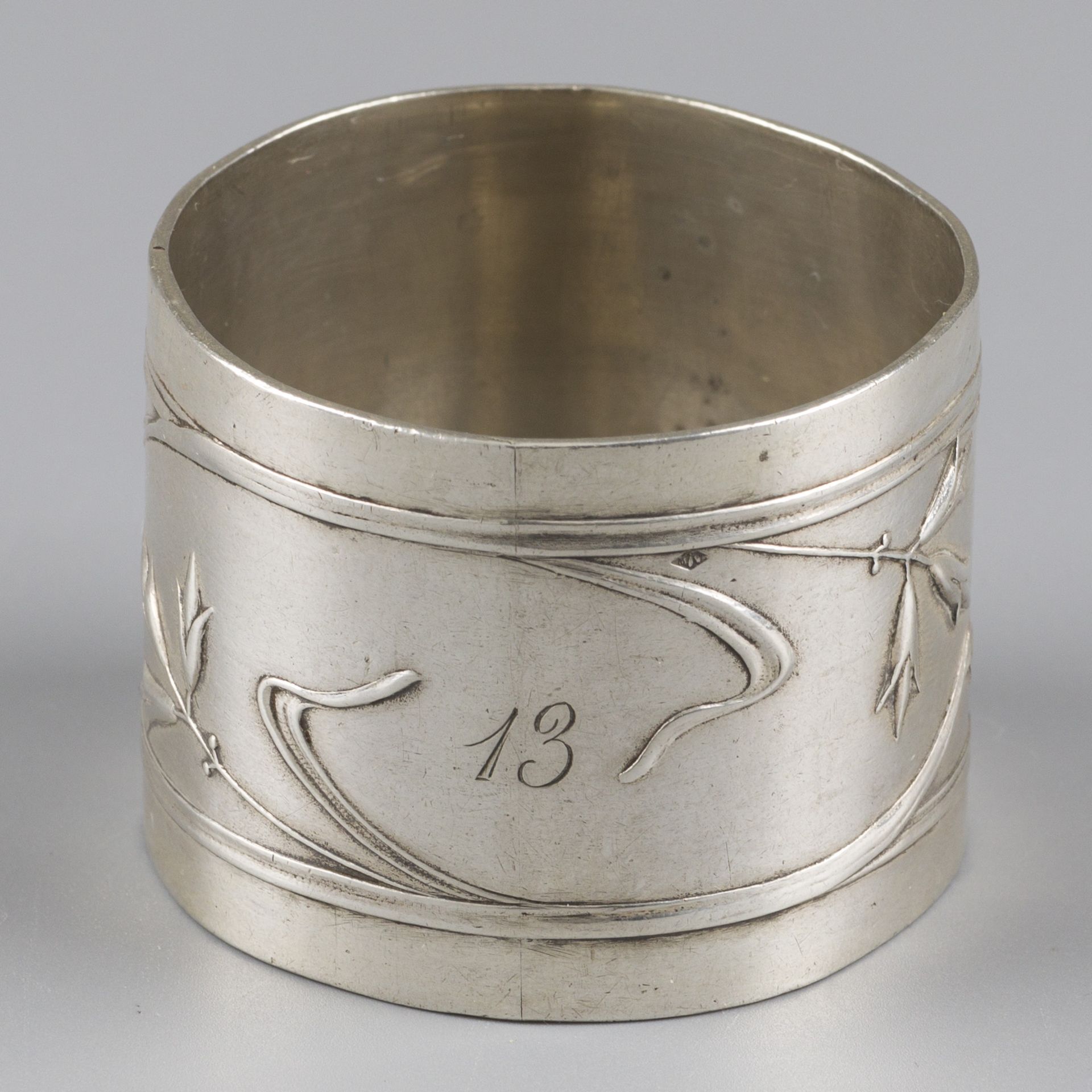 No reserve - 2-piece set of silver napkin rings. - Image 3 of 5