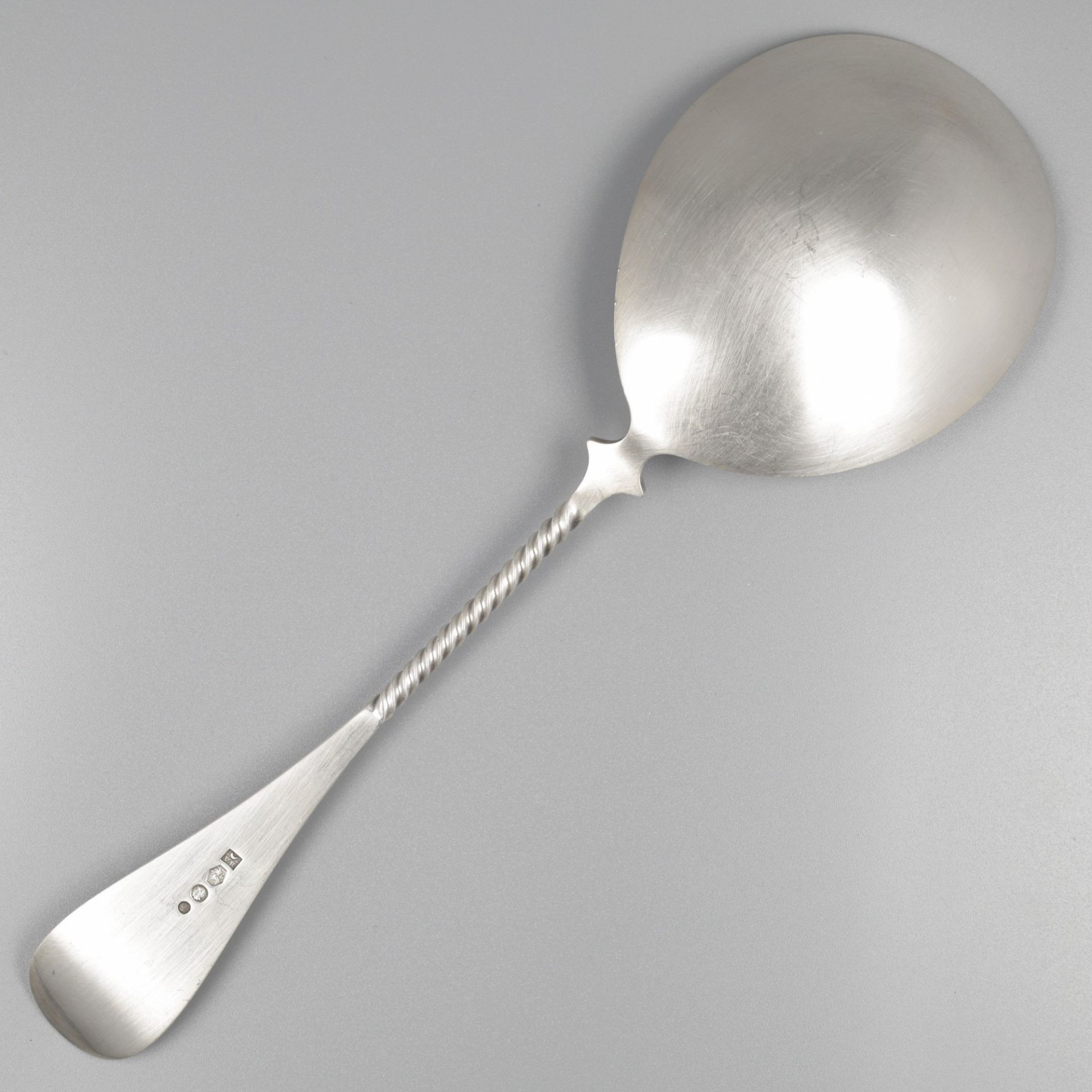 No reserve - Rice spoon / custard spoon silver. - Image 2 of 5