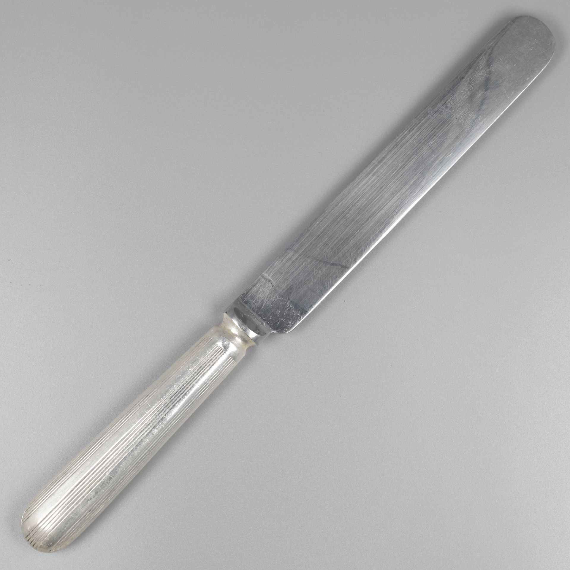 No reserve - 6-piece set of dinner knives silver. - Image 3 of 5