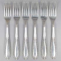 No reserve - 6-piece set of forks, model Grand Paris, silver.