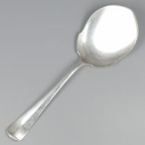 No reserve - Sweetmeat scoop / Pie scoop "Haags Lofje" silver.