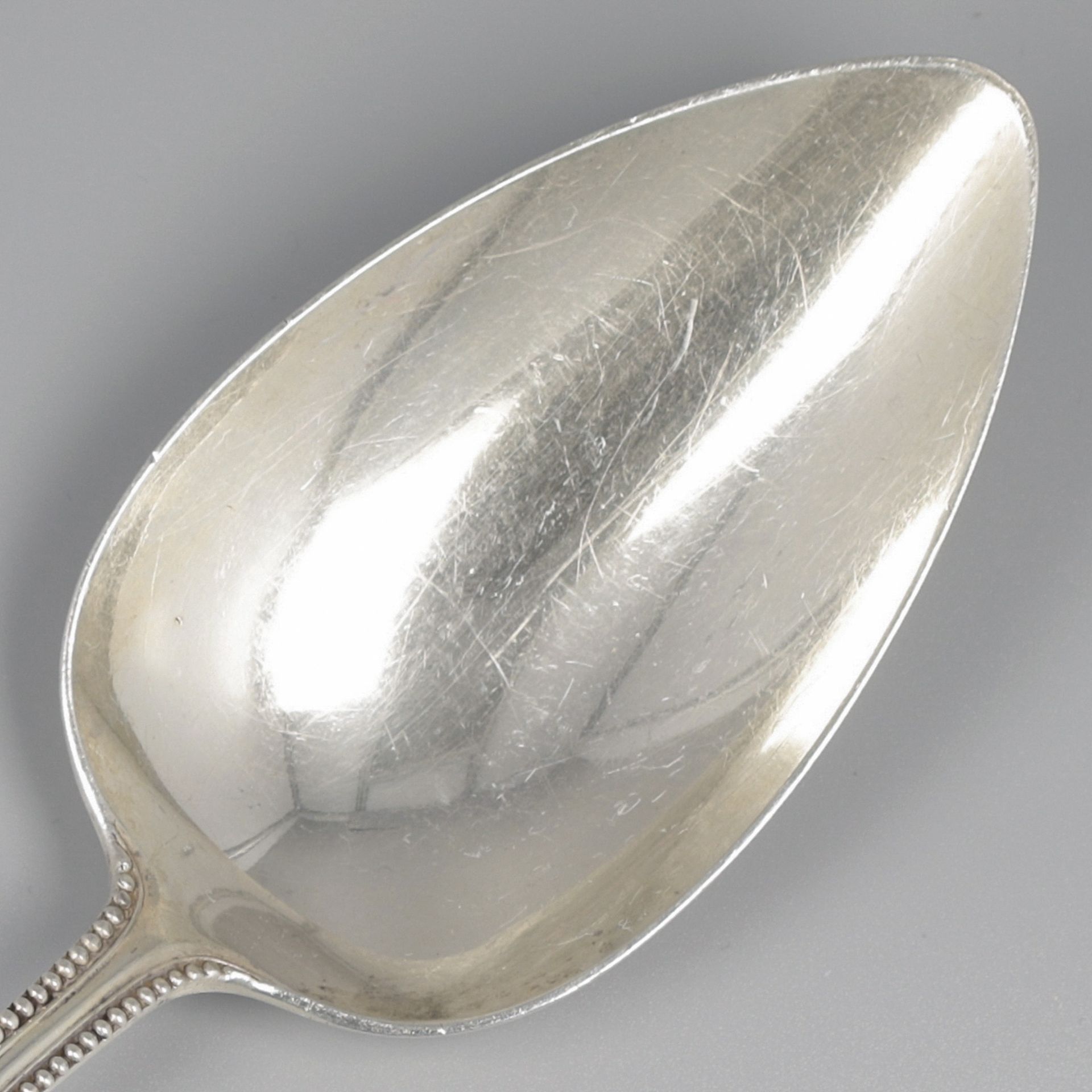 No reserve - Vegetable serving spoon silver. - Image 2 of 5