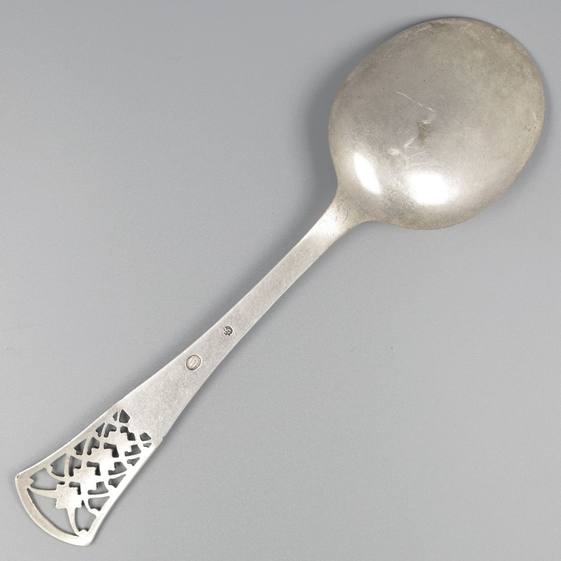 No reserve - Silver serving spoon. - Image 4 of 5