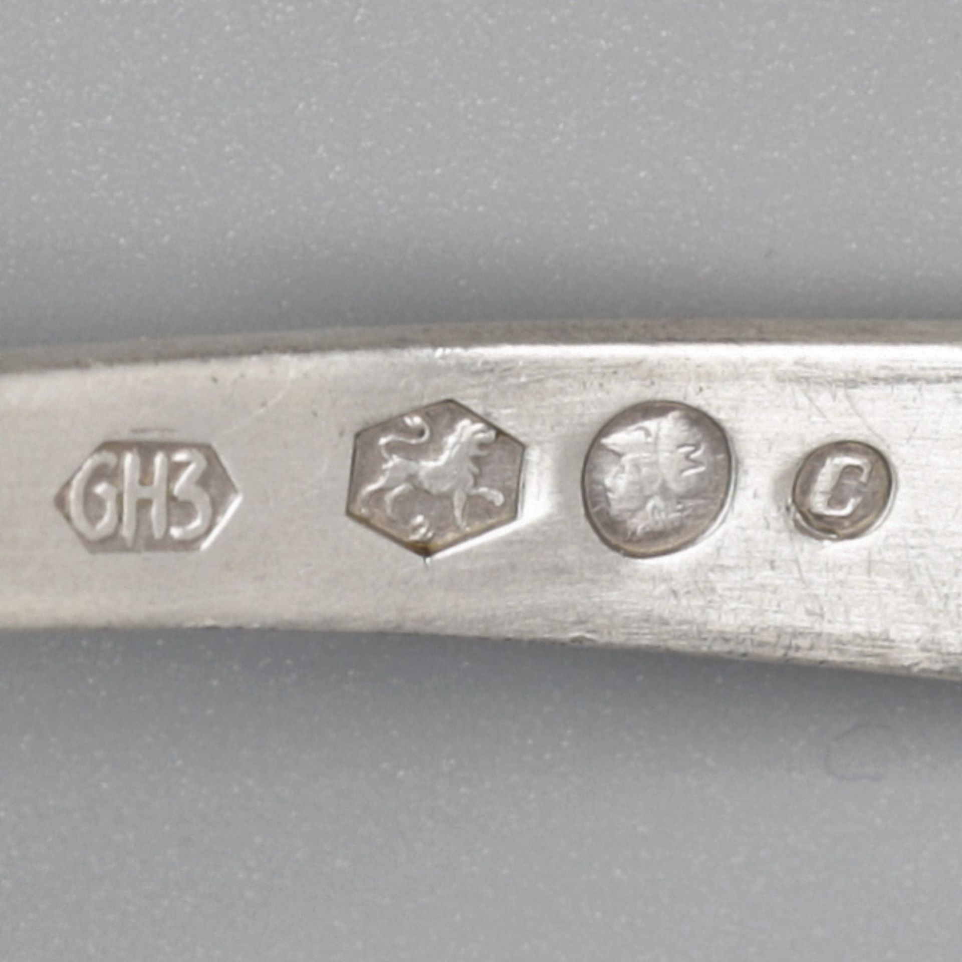 No reserve - Sauce serving spoon "Haags Lofje" silver. - Image 5 of 5