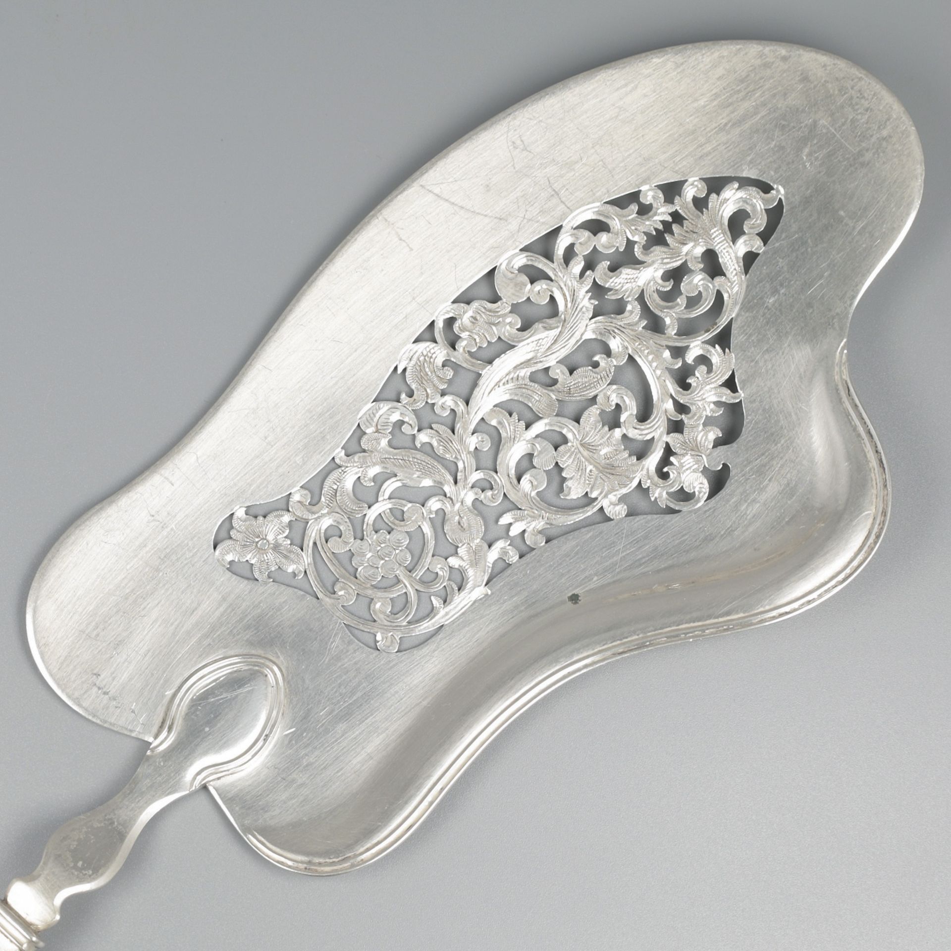 No reserve - Fish scoop silver. - Image 2 of 6