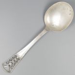 No reserve - Silver serving spoon.