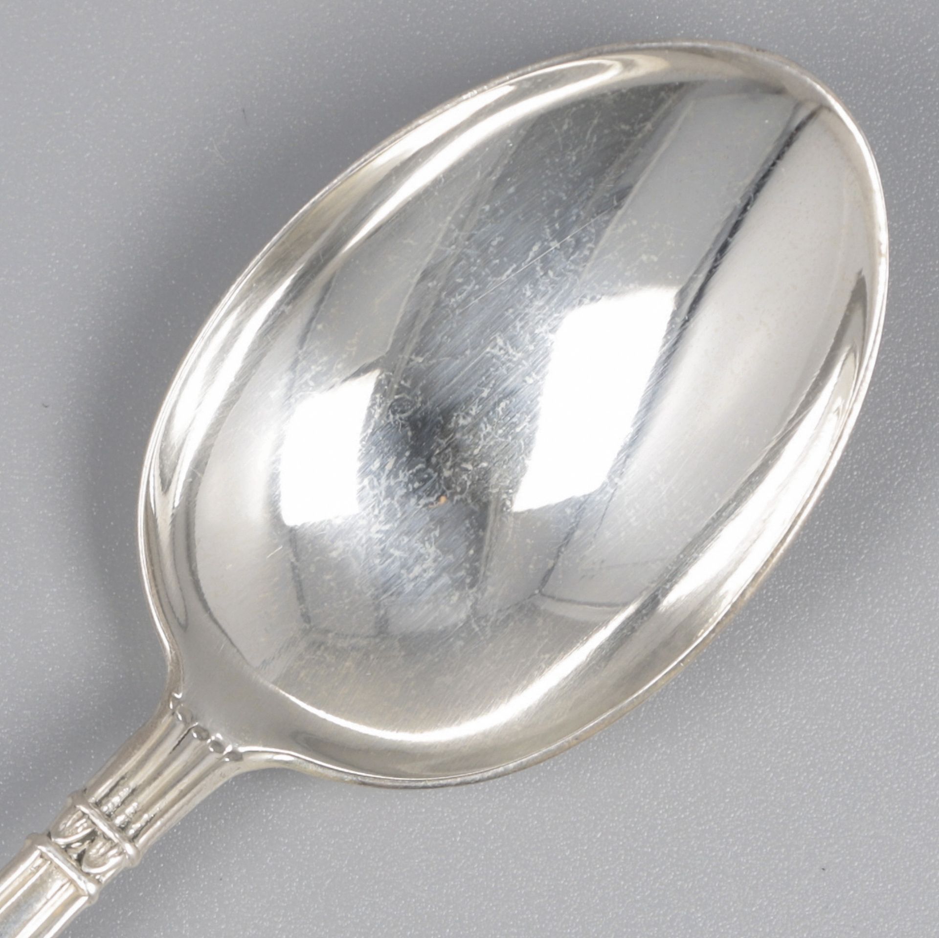 No reserve - 6-piece set of teaspoons, model Grand Paris, silver. - Image 3 of 6