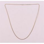 A 14 kt 585/1000 link necklace, 11.3 grams, length 80 cm.