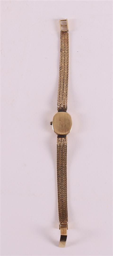A Prisma women's wristwatch on a 14 kt 585/1000 gold strap, gross weight 18.0 grams. - Image 3 of 3