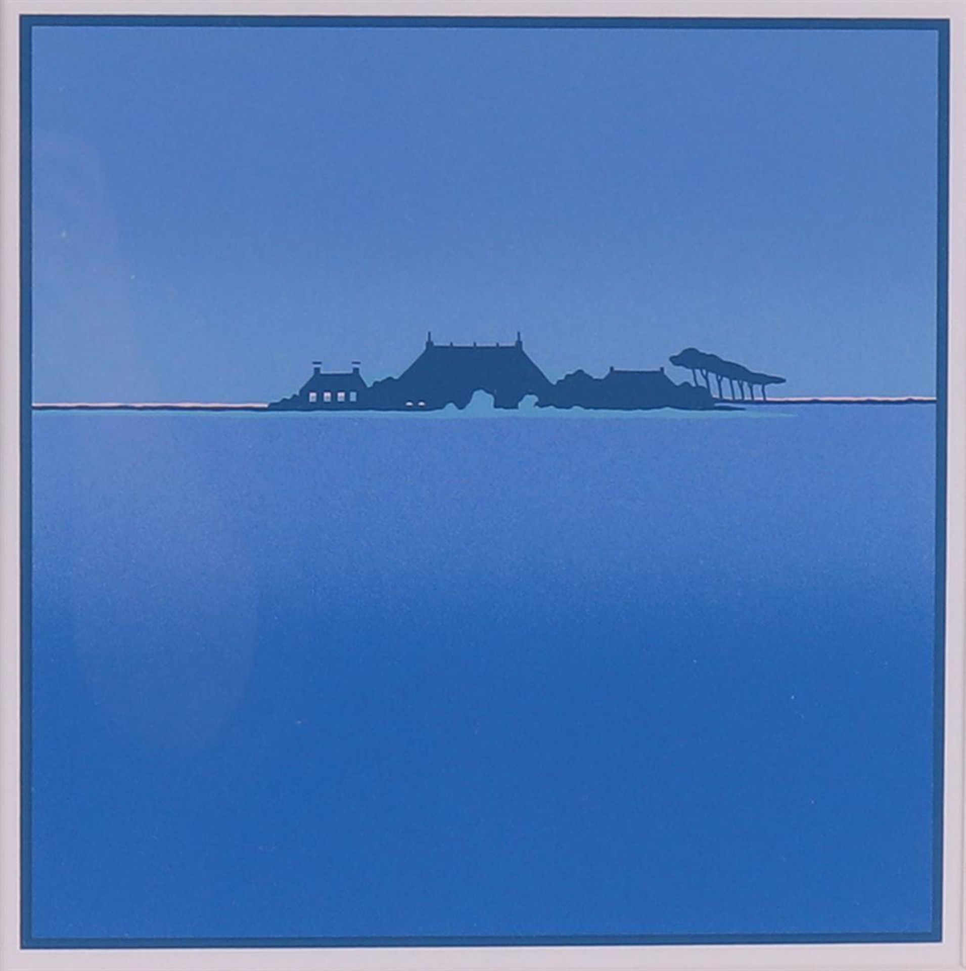 Janssen, Han (1931-1994) "Groninger landscape", silkscreen/paper, h 24.5 x w24.5 cm. - Bild 2 aus 2