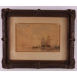 Koster, Everhardus (Evert) (The Hague 1817 Dordrec-1892) "Port view", signed in full l.l.,