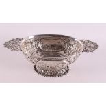 A second grade 835/1000 silver brandy bowl with horizontal cast ears, Friesland, re-inspection tax