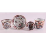 A lot of various porcelain, including Chinese Imari bowls, China, 18th century, tot. 4x (1 bowl of