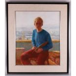 Huysman, Gerard (1953-) "Self-portrait", signed in full l.l. and '81, verso gallery sticker 'Galerie
