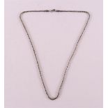 A 1st grade 925/1000 silver necklace, king link, 50.3 grams, length 76 cm.