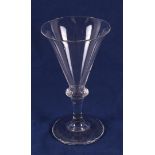A conical occasional glass, England, around 1800, h 20 cm.