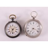 An A.W. Waltham & Co. men's vest pocket watch in silver case, circa 1900. Here is another one,