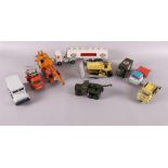 A collection of Dinky Toys and Dinky Super Toys, tot. 9x.