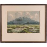 Widjaja, Anton Kustia (1935-1985) 'Javanese volcanic landscape',