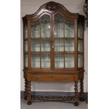 A two-door display cabinet, Holland, Louis Seize, 18th century.