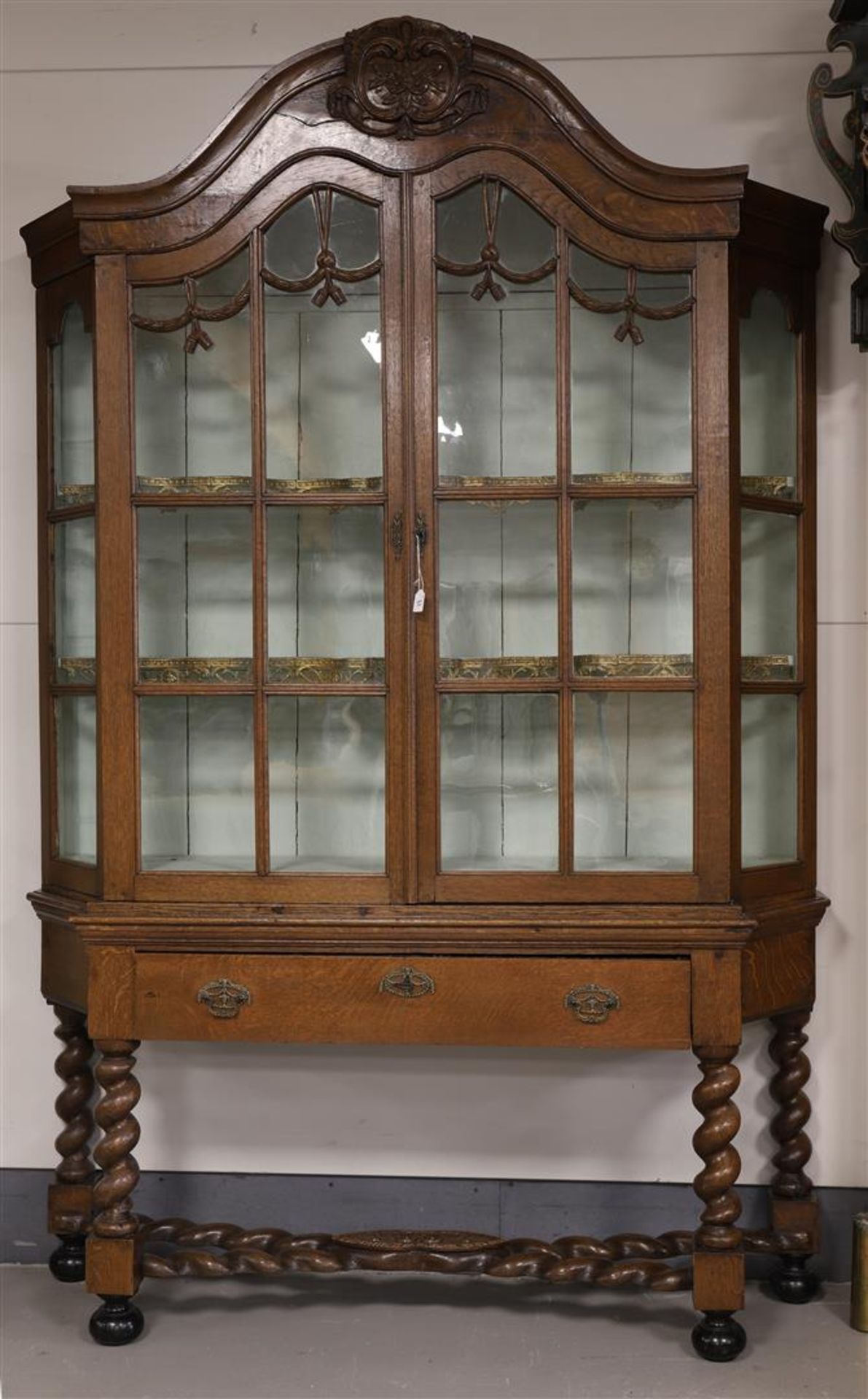 A two-door display cabinet, Holland, Louis Seize, 18th century.