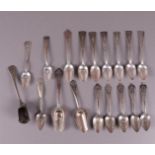 A set of six second grade 835/1000 silver Art Deco teaspoons, ca. 1920