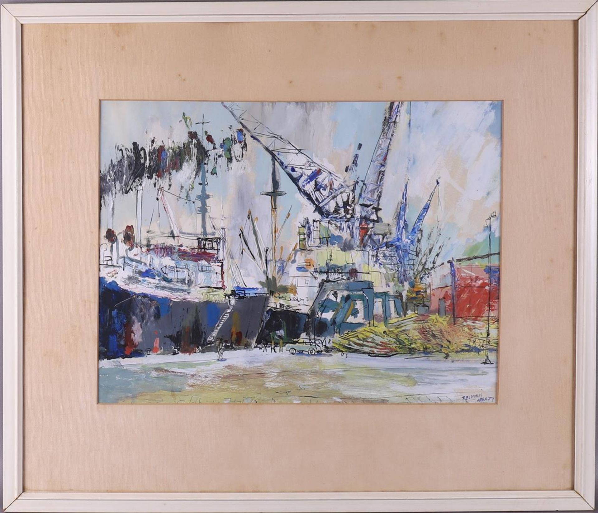 Blokhuis, Peter TO (Amersfoort 1938-) 'Havenview',
