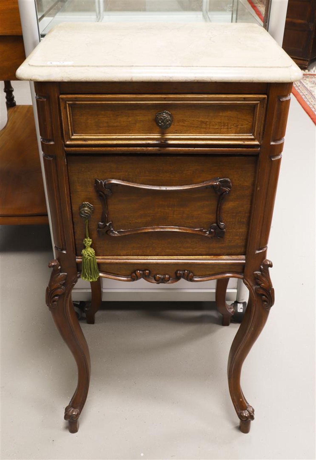 A bedside table, France late 19th century.