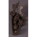 A brown patinated bronze erotic scene, modern/contemporary 20th century