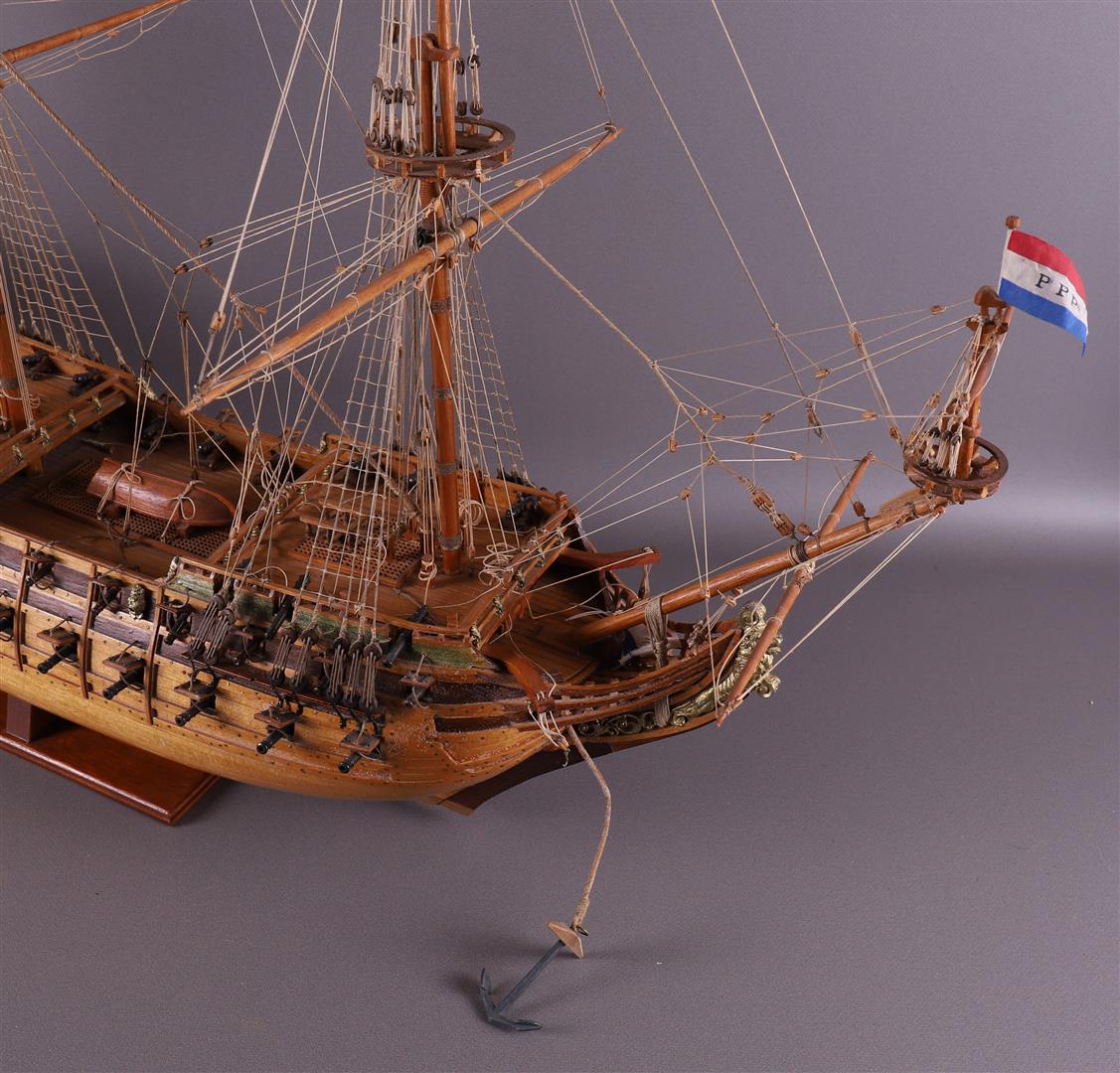 A ship model of a galleon, presumably 'de Friesland 1663' - Image 3 of 10