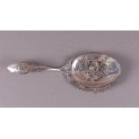 A 2nd grade 835/1000 silver petit four scoop, year letter 1895.