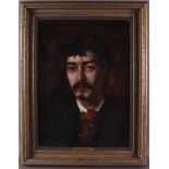 Jong de, Johannes(Jan) (Rotterdam 1864-1901) 'Portrait of Simon Miedema'