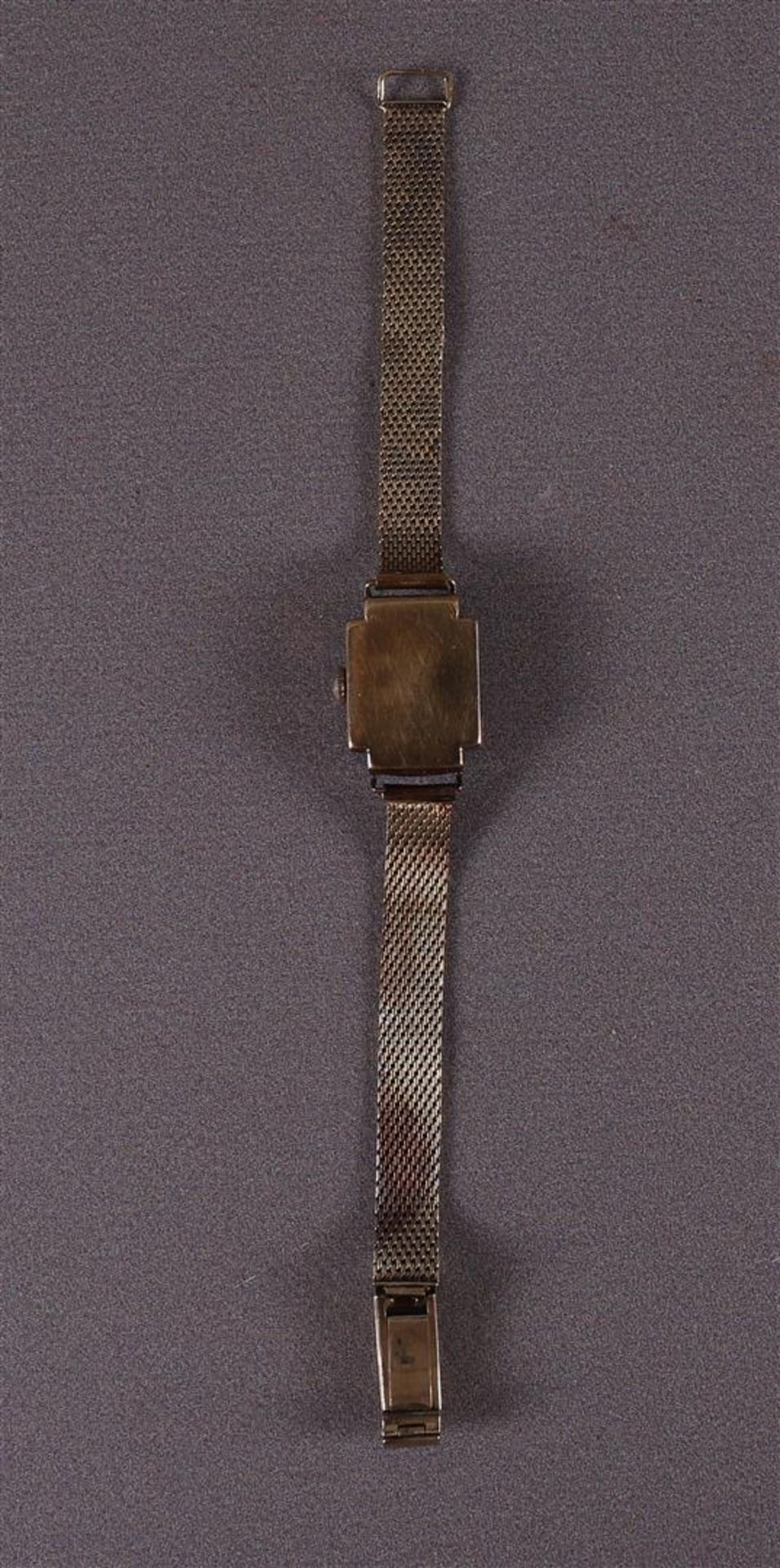 A Cupido women's wristwatch in 14 kt 585/1000 gold case and strap. - Image 3 of 3