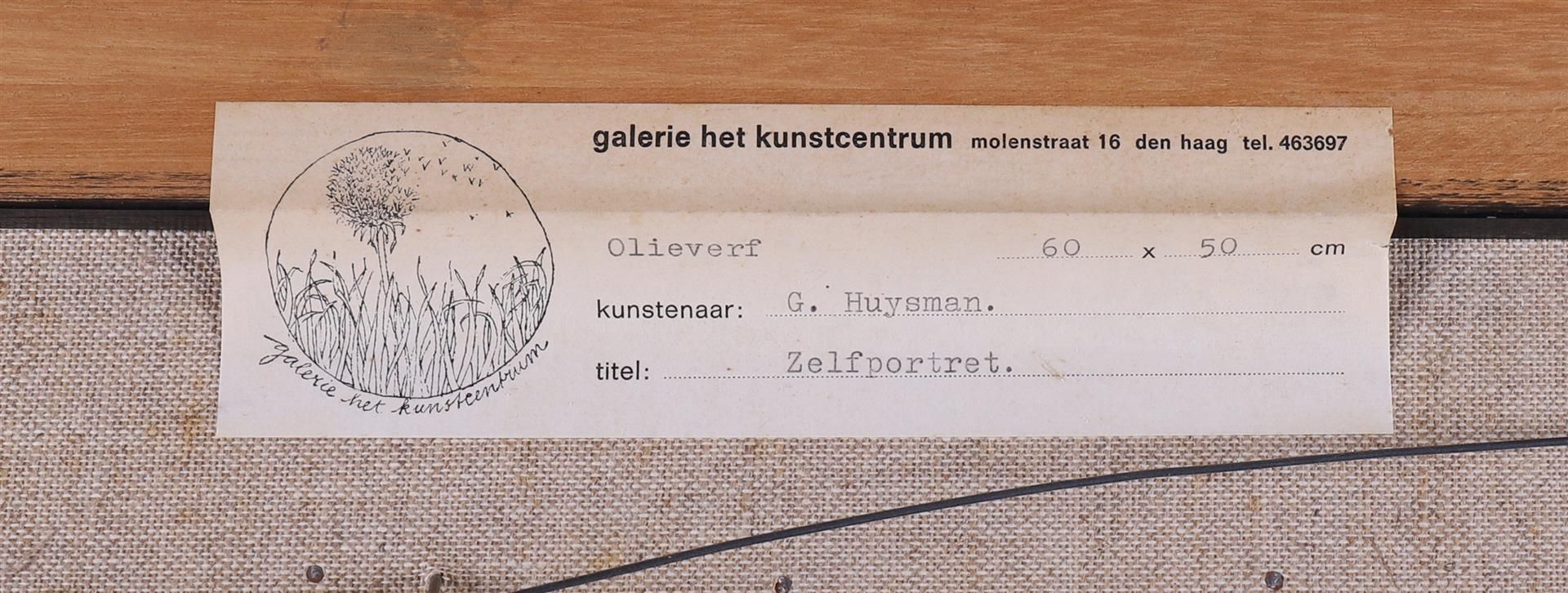 Huysman, Gerard (1953-) 'Self-portrait', - Bild 4 aus 4