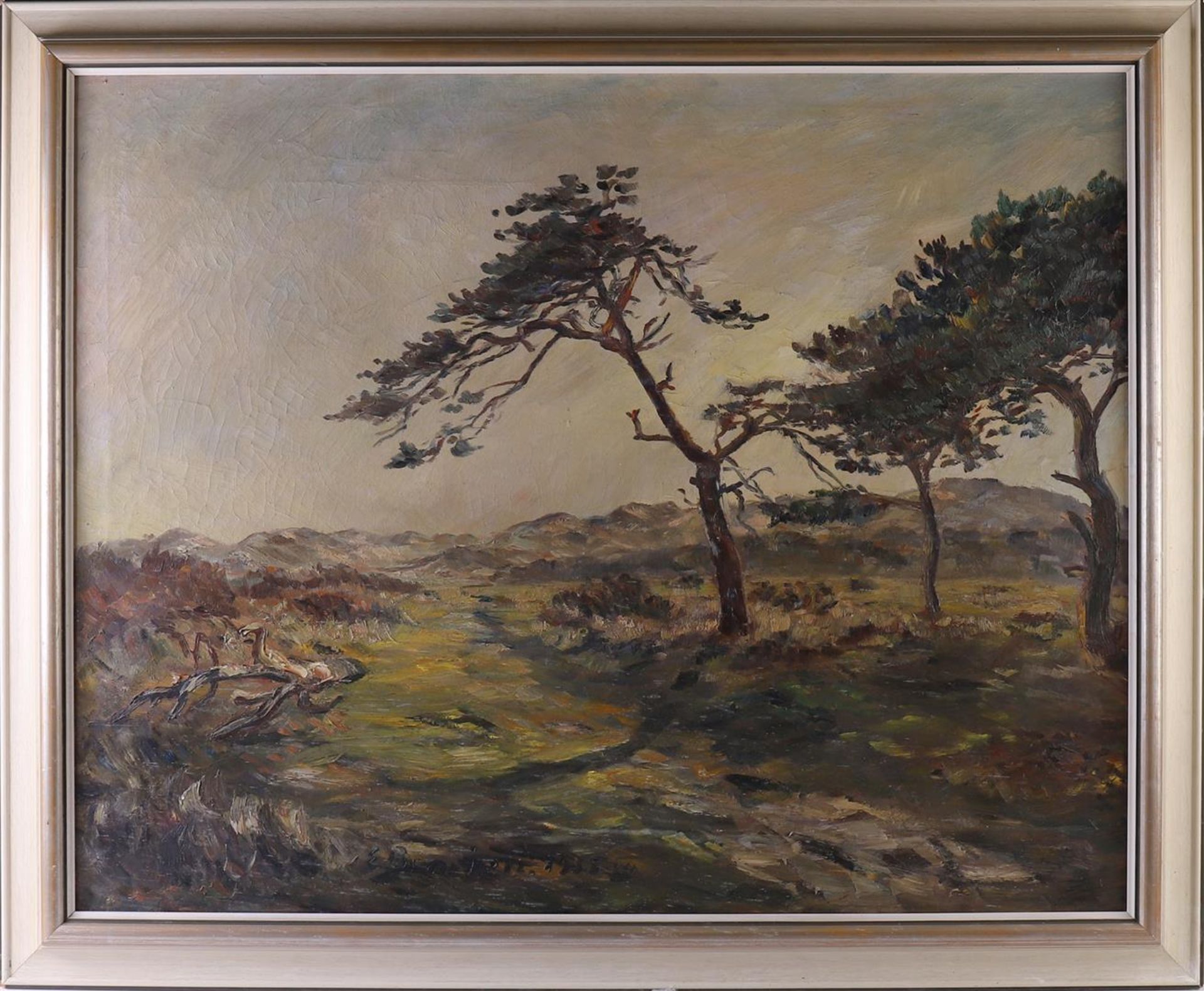 Bowien, Erwin Johannes (1899-1972) "Summer landscape", signed in full m.o and 1935, oil paint/