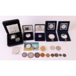A coin album with mainly Dutch coins, including silver money. Here are loose coins.