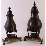 Two various tap jugs, 19th century, to. 2x. .