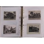 Topography. An album with postcards, mainly Groningen, including around 1900, circa 230 pieces.