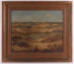 Klijn, Willem Hendrik (1892-1961) "Dune landscape", signed in full right, oil paint/canvas, h 40.5 x