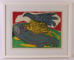 Beverlo, Corneille Guillaume (Liège 1922-2010) 'Le Tigre Amoreux IV', 1985, signed in pencil