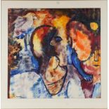 Amman, Elsa (Els) (Leiden 1931-1978) "Untitled", signed in full bottom right and 1961, monotype/